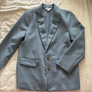 Old Navy Light Blue Blazer with Button Details